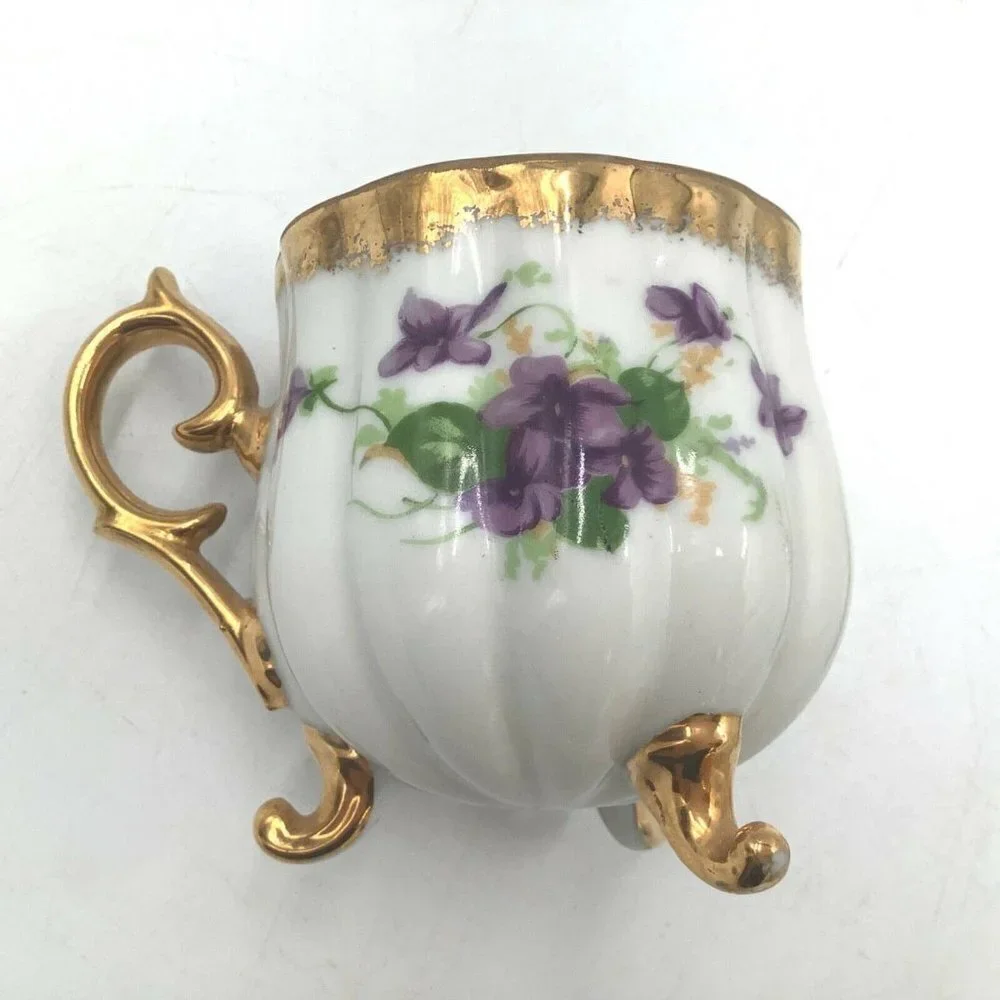 TEA Cup and Saucer Sweet Violets‎ Ew 8/691